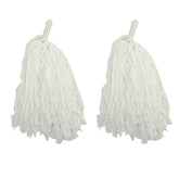 NessiWorld 1 Pair (2 Pieces) White Color 23 April Show Pompom